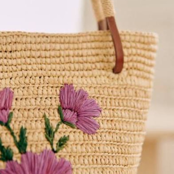 Sezane Josie Basket Bag NWOT - Picture 3 of 10